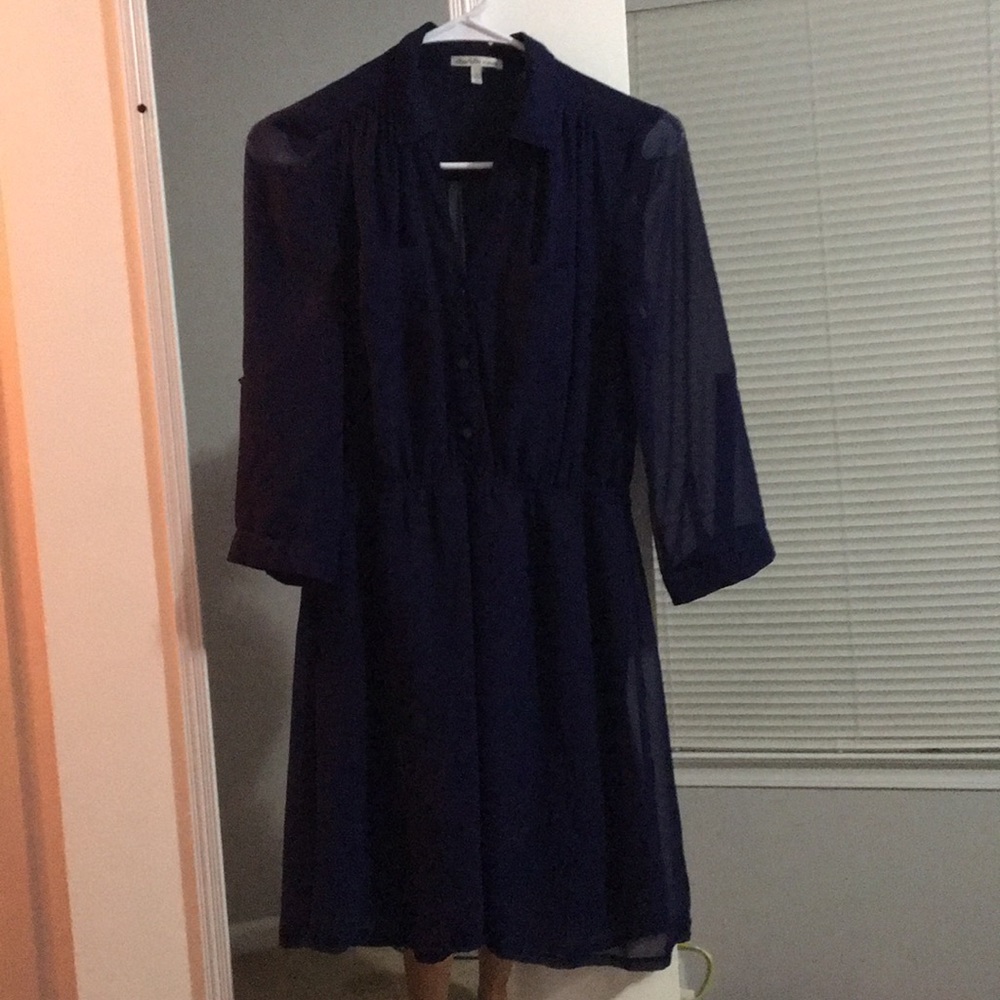 Navy blue dress